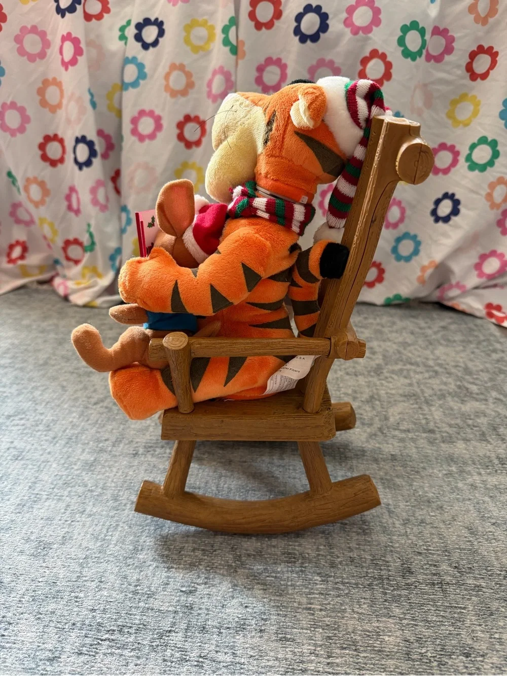 Rocking tigger and roo Christmas decor
